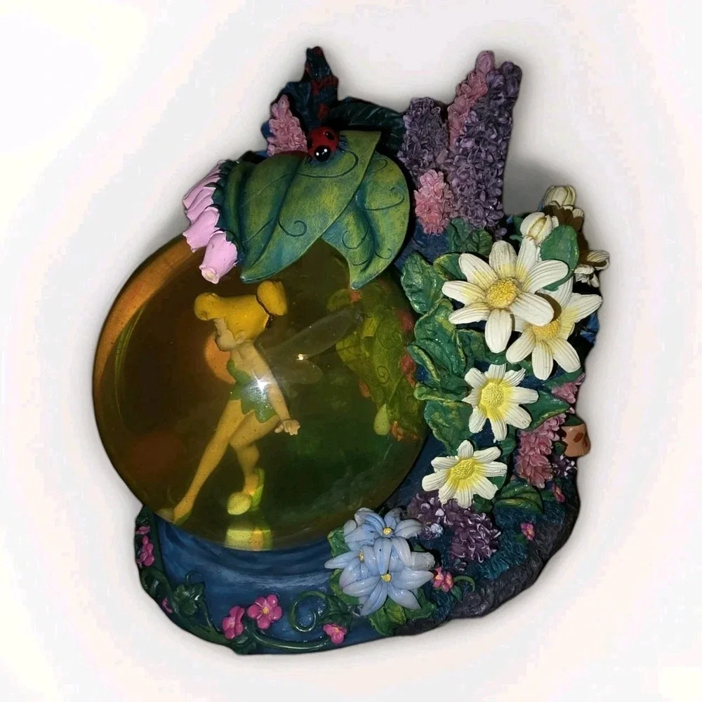 🧚✨ **FINAL ONE! Disney Tinker Bell Musical Light-Up Snow Globe 